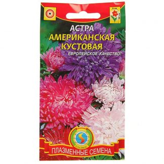 Семена цветов Астра Американская кустовая смесь
