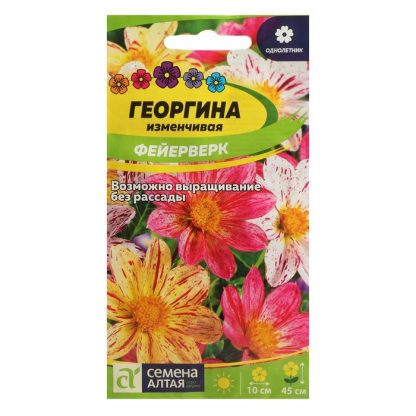 Семена цветов Георгина "Фейерверк"